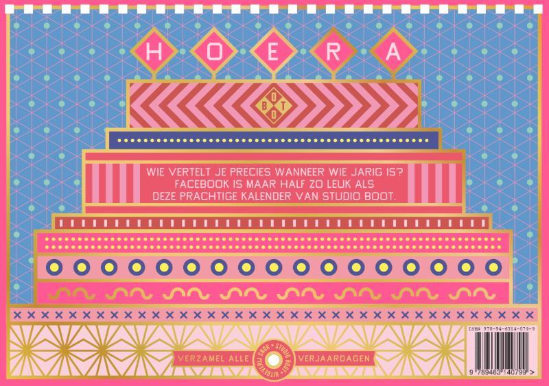 De mooiste verjaardagskalender 2